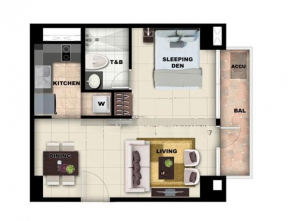 One Bedroom Unit, One Manchester Place, Mactan
